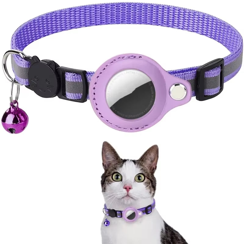 Cat GPS Tracker Collar Waterproof Anti-Lost Pet Tracker Bluetooth Locator for Pet Lightweight Smart Collar for Safe Pet Tracking