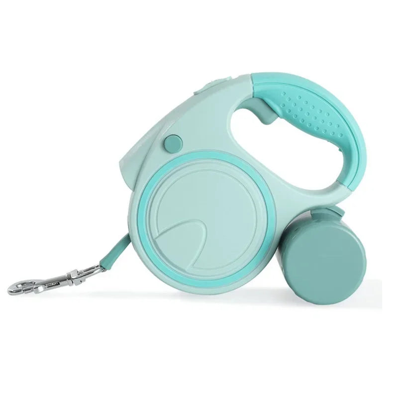 5M LED Dog Leash Automatic Telescopic Dual-Color Dog Leash Dog Walking Pet Supplies Beautiful Fashionable and Multi-Color