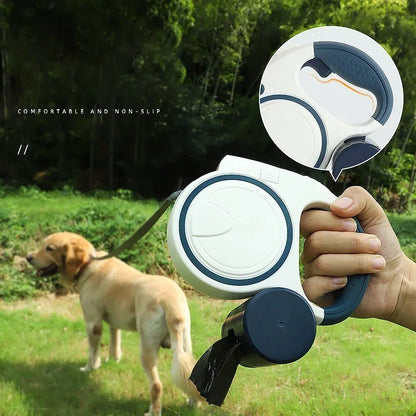5M LED Dog Leash Automatic Telescopic Dual-Color Dog Leash Dog Walking Pet Supplies Beautiful Fashionable and Multi-Color