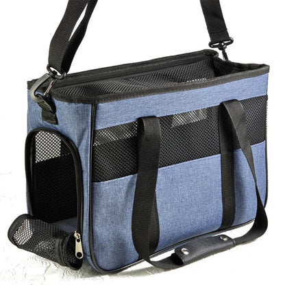 Dog Carrier Bag Soft Side Backpack Cat Pet Carriers Dog Travel Bags Collapsible Travel Pet Outing Bag