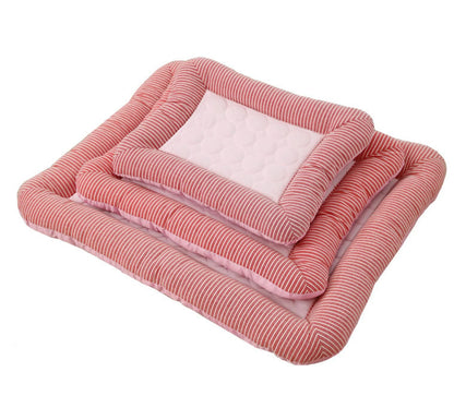 Cooling Dog Bed Pet Cool Mat for Cats and Dogs | Ice Silk Material Soft for Summer Sleeping Product Dog Beach Bed