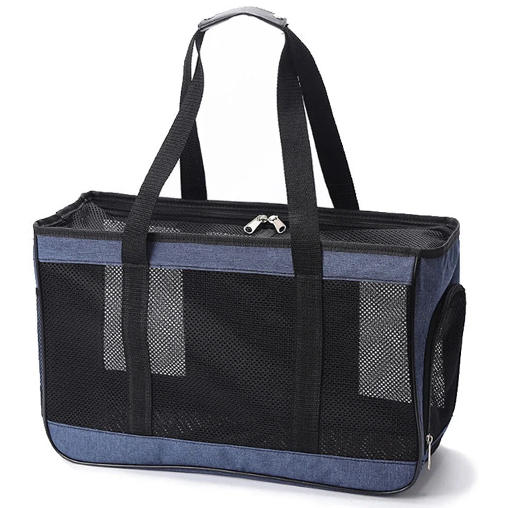 Dog Carrier Bag Soft Side Backpack Cat Pet Carriers Dog Travel Bags Collapsible Travel Pet Outing Bag
