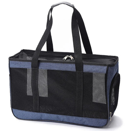 Dog Carrier Bag Soft Side Backpack Cat Pet Carriers Dog Travel Bags Collapsible Travel Pet Outing Bag