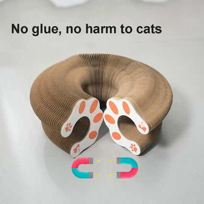 Cat Accordion Magic Organ Cat Scratching Board Cat Toy Ball Scratch Pad Cat Scratcher Kitty Kurlz Cat Toy