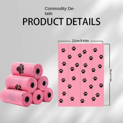 Intensification Pet Biodegradable Trash Bag Dog Poop Bags Bulk Biobase Scented Poo Bag Degradable Cat Waste Bags Dog Poop